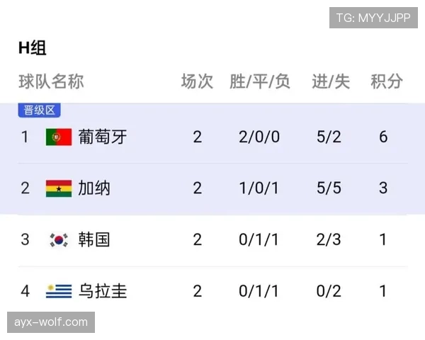 世界杯H组赛程与出线关系分析